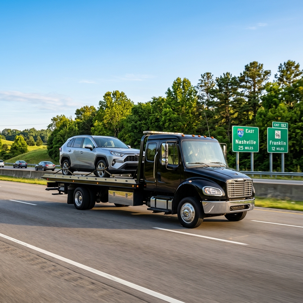 Murfreesboro TN towing — Murfreesboro TN towing service coverage